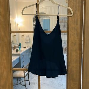 Navy Rory Beca size small navy silk top